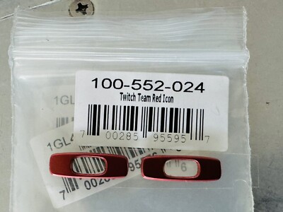 NEW OAKLEY TWITCH SUNGLASSES REPLACEMENT RED ICON AUTHENTIC