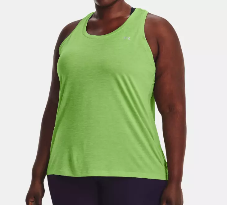 Under Armour Tank Top Womens Plus 1X Tech Anti Odor Scoop Neck