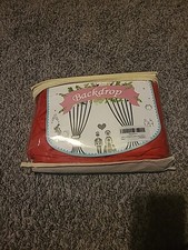 10 ft x 7 ft Wrinkle Free Red Backdrop Curtain Panels Photography Background