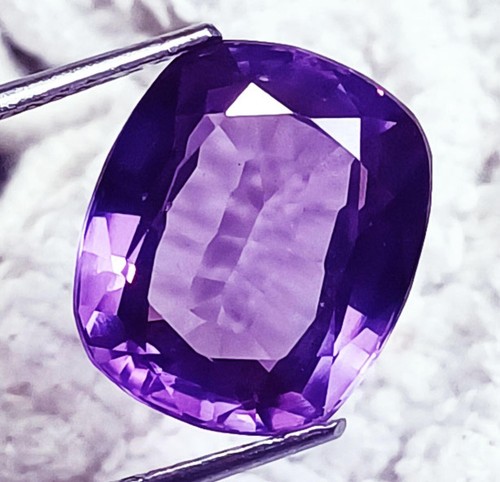 Natural Violet Alexandrite 11.40 Ct Cushion Shape Loose Gemstone Certified - Picture 2 of 6