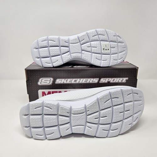 Wmns Skechers Sport Summits 'White/Silver' Comfy Athletic Shoe / 12980 / Size 10 - Picture 3 of 6