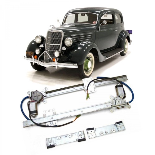 12V Power Window Kit for 1935 Ford Model 48 Sedan Standard Deluxe Tudor Fordor - Picture 1 of 12
