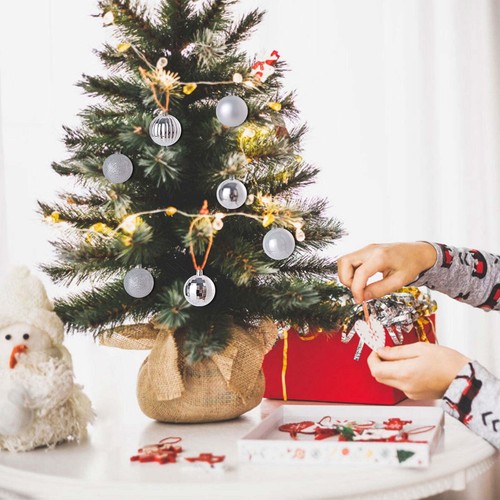 36Pcs 6 cm Christmas Balls Shatterproof Xmas Tree Ornaments Hanging Balls Decor - Picture 67 of 168