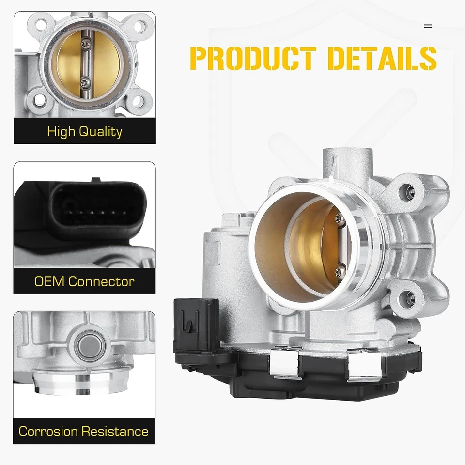 12671379 Throttle Body for 2016-2019 GM Cruze Encore 1.4L Malibu Equinox 1.5L Foto 2 de 4