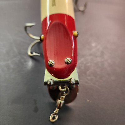 Vintage Creek Chub PIKIE Fishing Lure CCB Co Jointed Wood