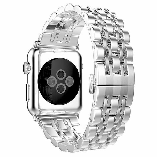 Steel Stainless Wrist Watch Band Strap Bracelet For Apple Watch 7 6 5 4 3 2 1 SE - Picture 4 of 12