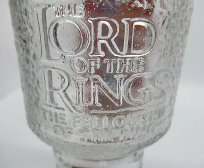 Lord of the Rings Glass Goblets Collection Gandalf the Wizard Burger King 2001