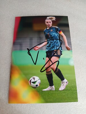 Signiertes Foto Vanessa Diehm DFB Frauen NEU 