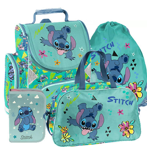 Lilo und Stitch Schulranzen Tornister Ranzen Schulrucksack Set mit Sporttasche - Bild 1 von 5