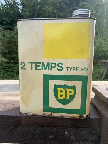 BP 2 Liter Öldose Messbecher 60er Jahre Vespa Scooter Moped 2-Takt Zweitakt VNA - Bild 11 von 20