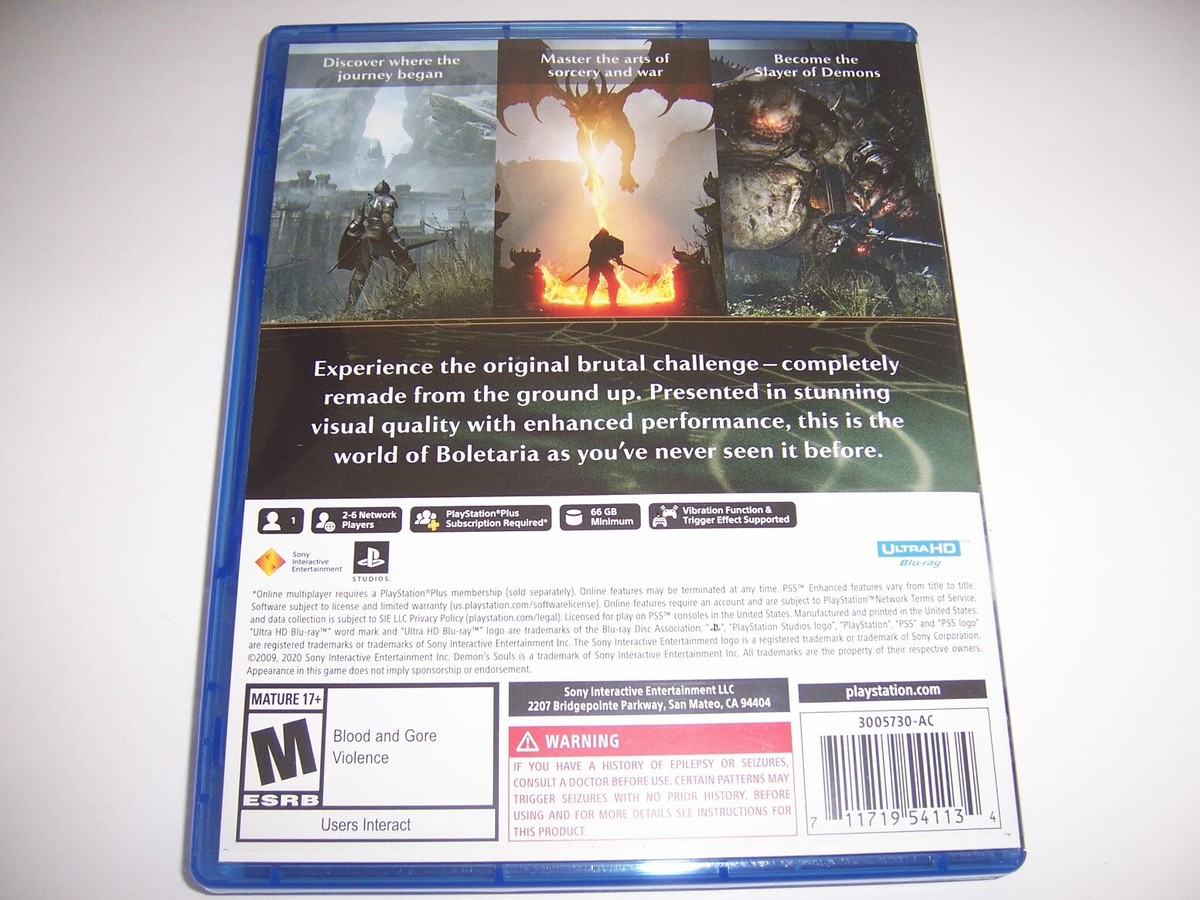 Replacement Box Case DEMON'S SOULS PlayStation 5 PS5
