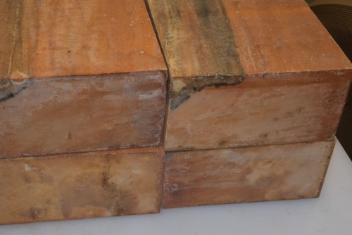 (6) 6x6x3 Black Cherry Bowl Blanks - Many spalted - Picture 3 of 6