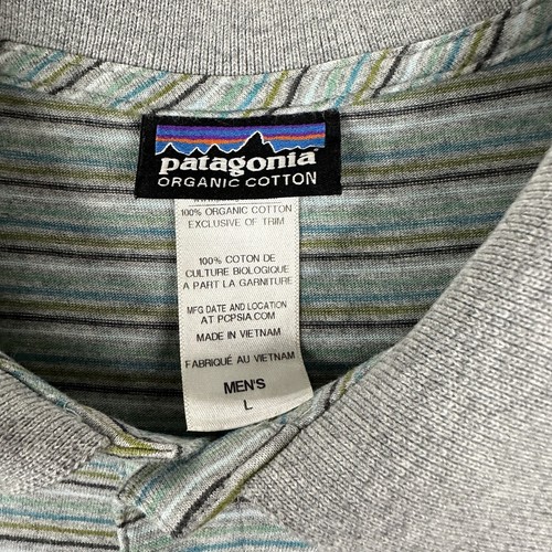 Patagonia Men’s Large Shirt Polo Organic Cotton Preppy Casual Short Sleeve - Picture 3 of 10
