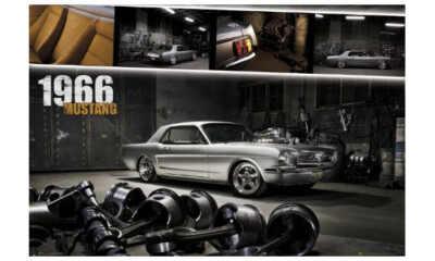 Ford Mustang 1966 MUSTANG GLORY Autophile American Muscle Car Wall POSTER