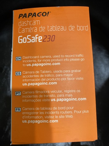 Papago GoSafe 230 Full HD 1080p Dash Camera 3" LCD Screen - Picture 2 of 12