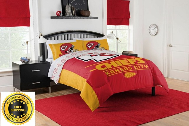 Nfl Kansas City Chiefs Full Queen Bedding Comforter Set For - Kansas City Chiefs Bedding Full Nfl Kansas City Chiefs Full Queen Bedding Comforter Set For - Kansas City Chiefs Bedding Full