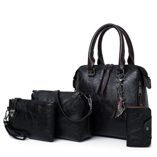 4PCS/Set New Womens Leather Handbags Shoulder Bag Designer Style - Picture 19 of 20