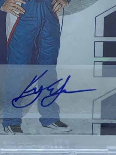 2023 Panini The National Silver Packs Kyle Larson 06/10 Auto Nascar #59 - Picture 3 of 4