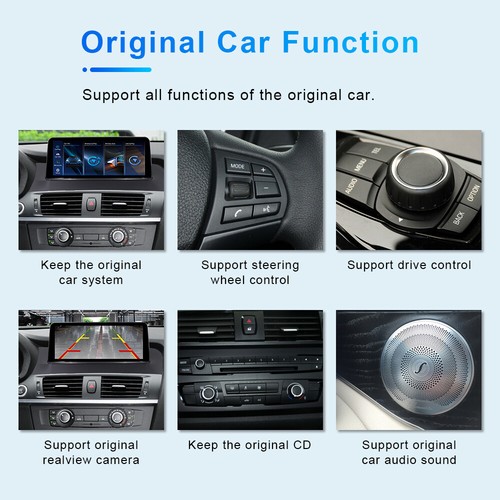10.25 inch Car Multimedia Screen Wireless Carplay For BMW X3 X4 F25 2014-16 NBT - Picture 8 of 12