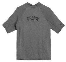 BILLABONG Rashguard Arch Wave Performance Fit Short Sleeve Grey Heather