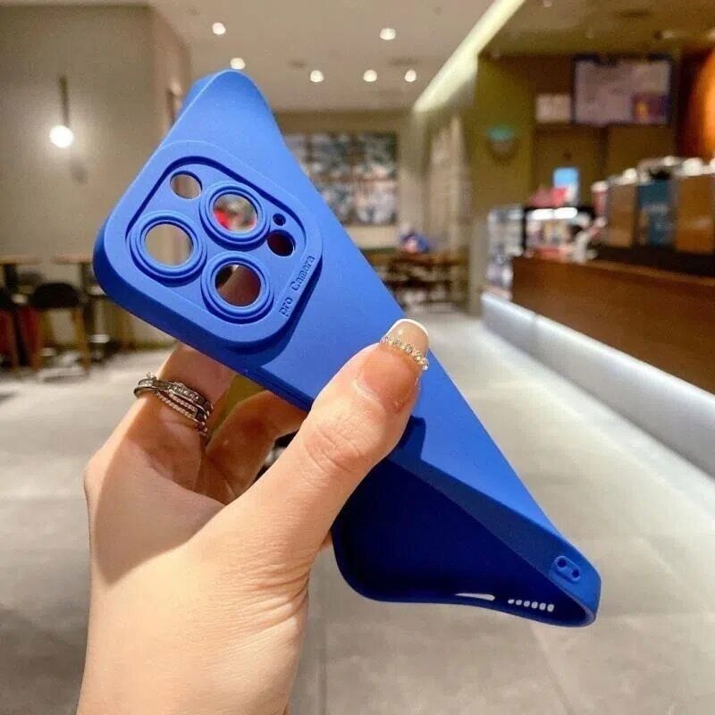 For iPhone 15 14 13 12 11 Pro Max XR Shockproof Liquid Silicone Case ...