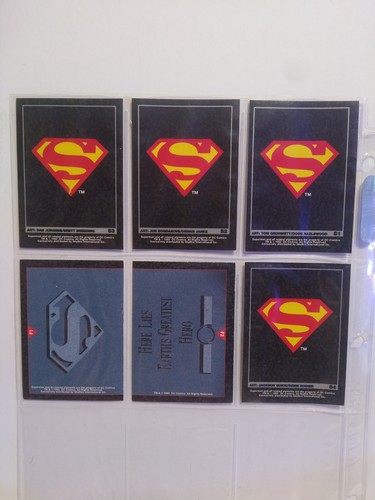 1992 Doomsday The Death of Superman 90-Karten-Set, PROMOS, JAGDKARTEN, SIGNIERT CA - Bild 16 von 16