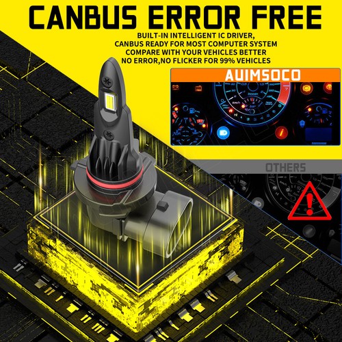 For Honda Accord 2008-2017 9005+H11 LED Headlight Bulb Kit High Low 600W 60000LM - Picture 4 of 14