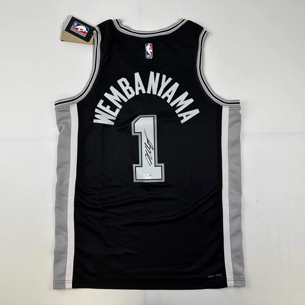 Autographed/Signed Victor Wembanyama San Antonio Spurs Black Autographed/Signed Victor Wembanyama San Antonio Spurs Black