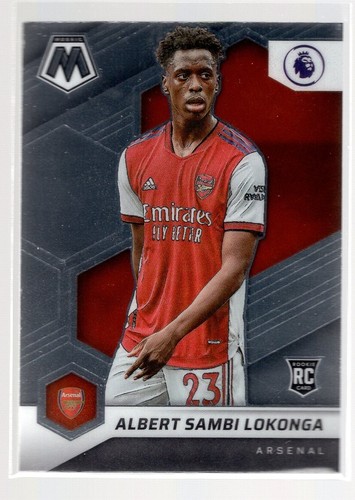 ALBERT SAMBI LOKONGA 2021 Mosaic Premier League & Road to World cup rookie cards - Picture 4 of 4
