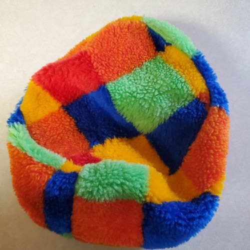 VTG Farfield Original Full Zip Fleece Jacket Hat Set Kids M 5-7 Yrs Colorblock - Picture 8 of 17