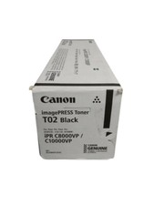 Canon T02 8529B001 Black Toner Cartridge imagePRESS C10000VP Sealed