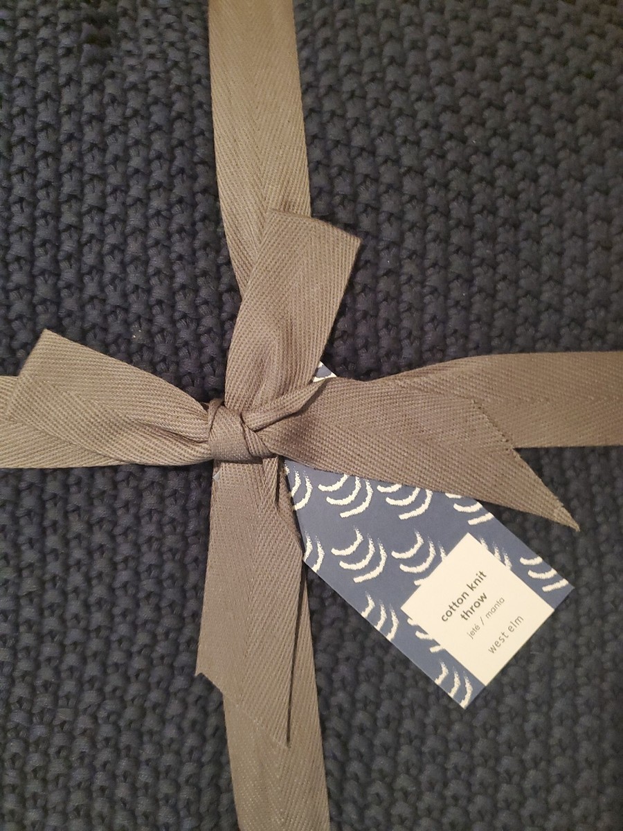 West elm cotton throw sale