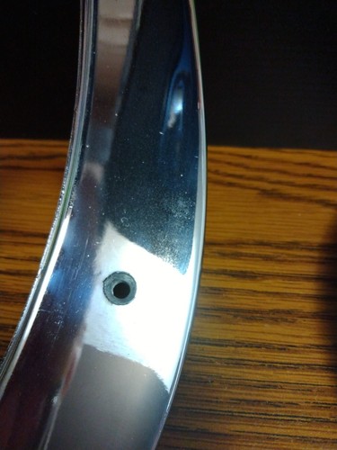 Jaguar XJ6 Original Inner Headlight Trim Chrome Ring OEM Used Pair  - Picture 2 of 7