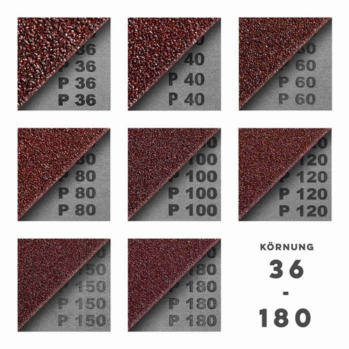 Klingspor Schleifband Korund Schleifbänder | 150 x 1600 mm | Korn Körnung wählba - Bild 10 von 32