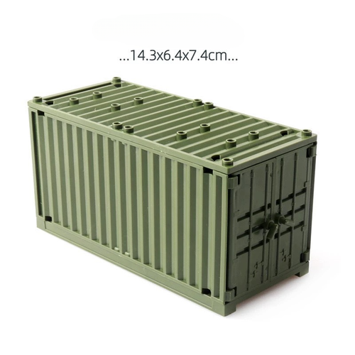 MOC 2PCS WWII Base Container Weapon Building Blocks - Picture 9 of 12