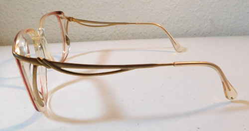 Vintage CAPRI Delia Rose Glow 55/15 Eyeglass Frame New Old Stock #295 - Picture 4 of 5