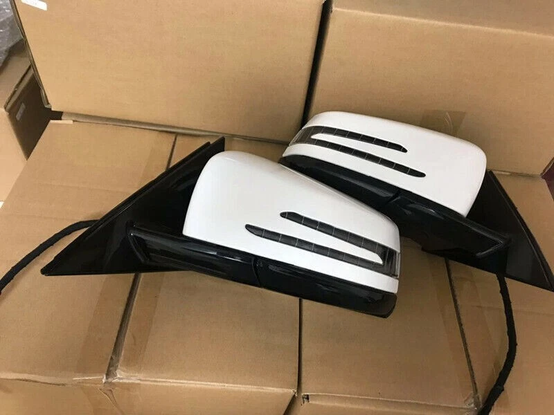 Car Side Mirror Set For Mercedes Benz E Class W212 E300 E200 E360 White - Image 3 of 4