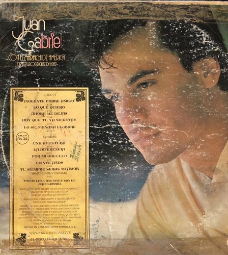 Juan Gabriel-(2) LPs-“Con Mariachi/15 Años De Éxitos R”-33 RPM ARI-FREE Shipping - Picture 3 of 10