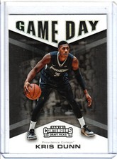2016-17 Panini Contenders Draft Picks Kris Dunn Game Day Rookie RC