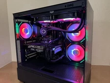 Custom Black Box PC Build Intel i9 12900k 32 Gb Ram MSI GPU Liquid Cooling