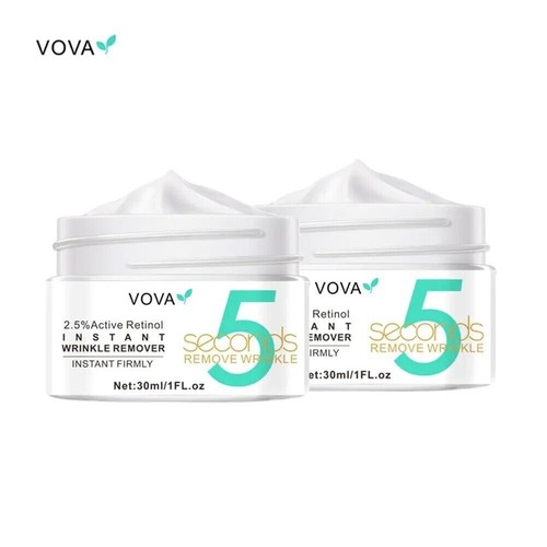 VOVA 5 Seconds Wrinkle Remover Retinol Cream Fast-acting Collagen - 2 PACK - Picture 1 of 8