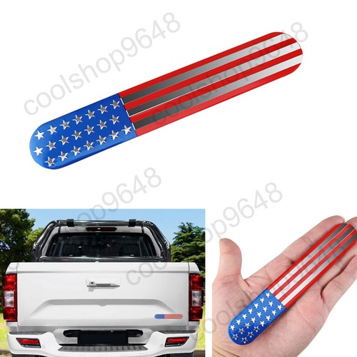 American Flag Sticker Decal Auto Car & Truck Emblem 3D 6" x 1" Sticker Decor - Picture 6 of 31