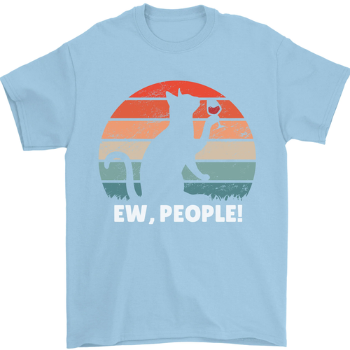 Alcohol Drinking Cat Ew People Mens T-Shirt 100% Cotton - Picture 52 of 102
