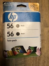 HP 56 Genuine Black Cartridges Twin-pack C9319FN Warranty Ends 2011