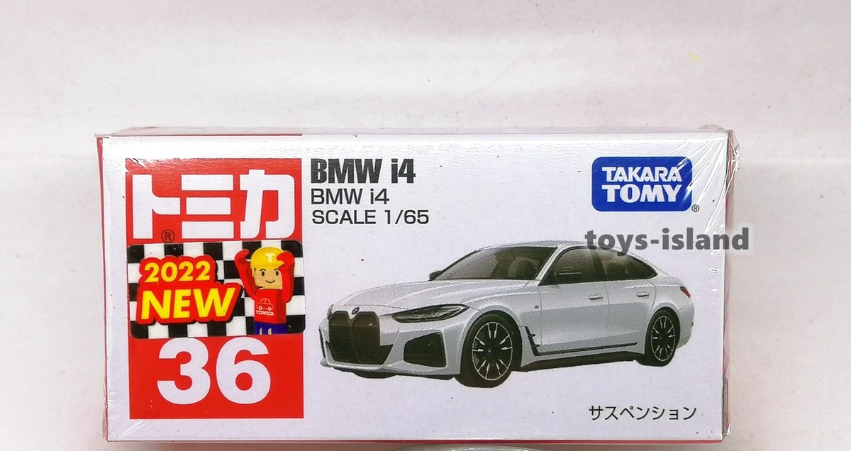 TOMICA 36 BMW i4 1/65 TOMY 2022 NOV NEW MODEL WHITE A | eBay