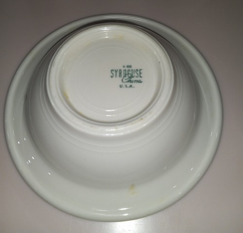 Vintage Syracuse China Concord Ivy 6 Small Bowls 1 Bread & Butter Plate - Picture 10 of 24