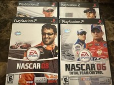 NASCAR ps2 Game Lot - CIB - Chase For The Cup 2005, 06, 08, 09. 4 Games