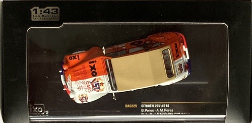 1/43 IXO RAC225 Citroen 2CV 2010 Paris-Beijing Rally #218 Peres & Peres : New - Picture 5 of 6