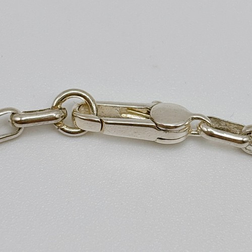 Near MINT GUCCI Silver Interlocking GG Necklace Silver No Box - Picture 14 of 14