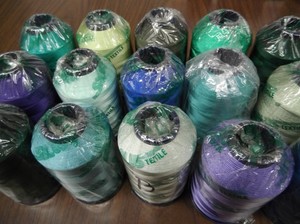 NEW-LOT-OF-15-COOL-COLORS-RAYON-EMBROIDERY-THREAD-CONES-5500-YARD-SALUS-SPOOL